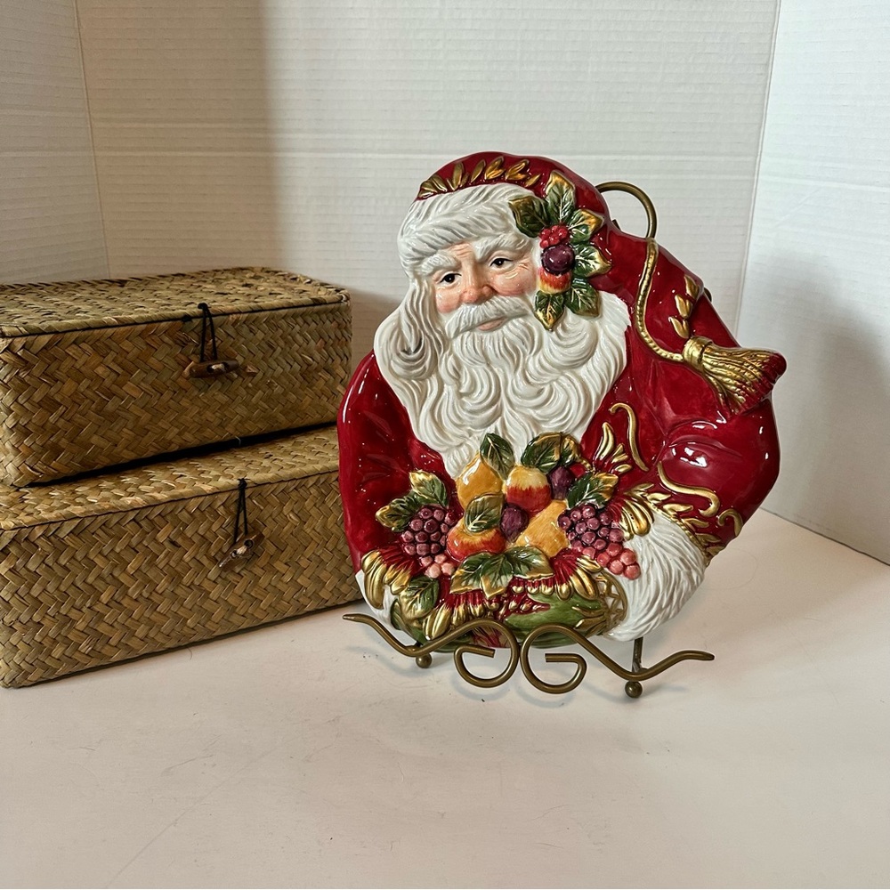 Fitz and Floyd Santa Platter “renaissance”